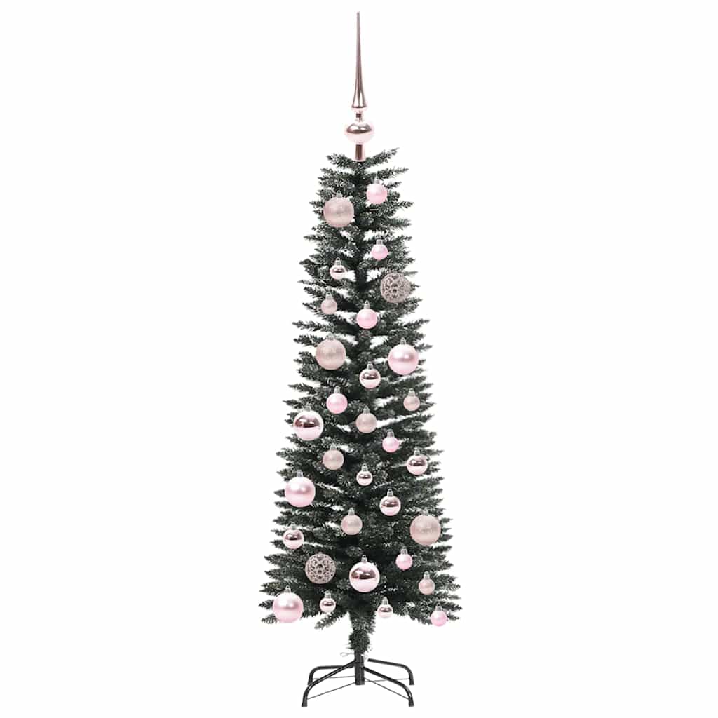 Albero Di Natale Artificiale Con 150 Led Verde 120 cm - Image 4