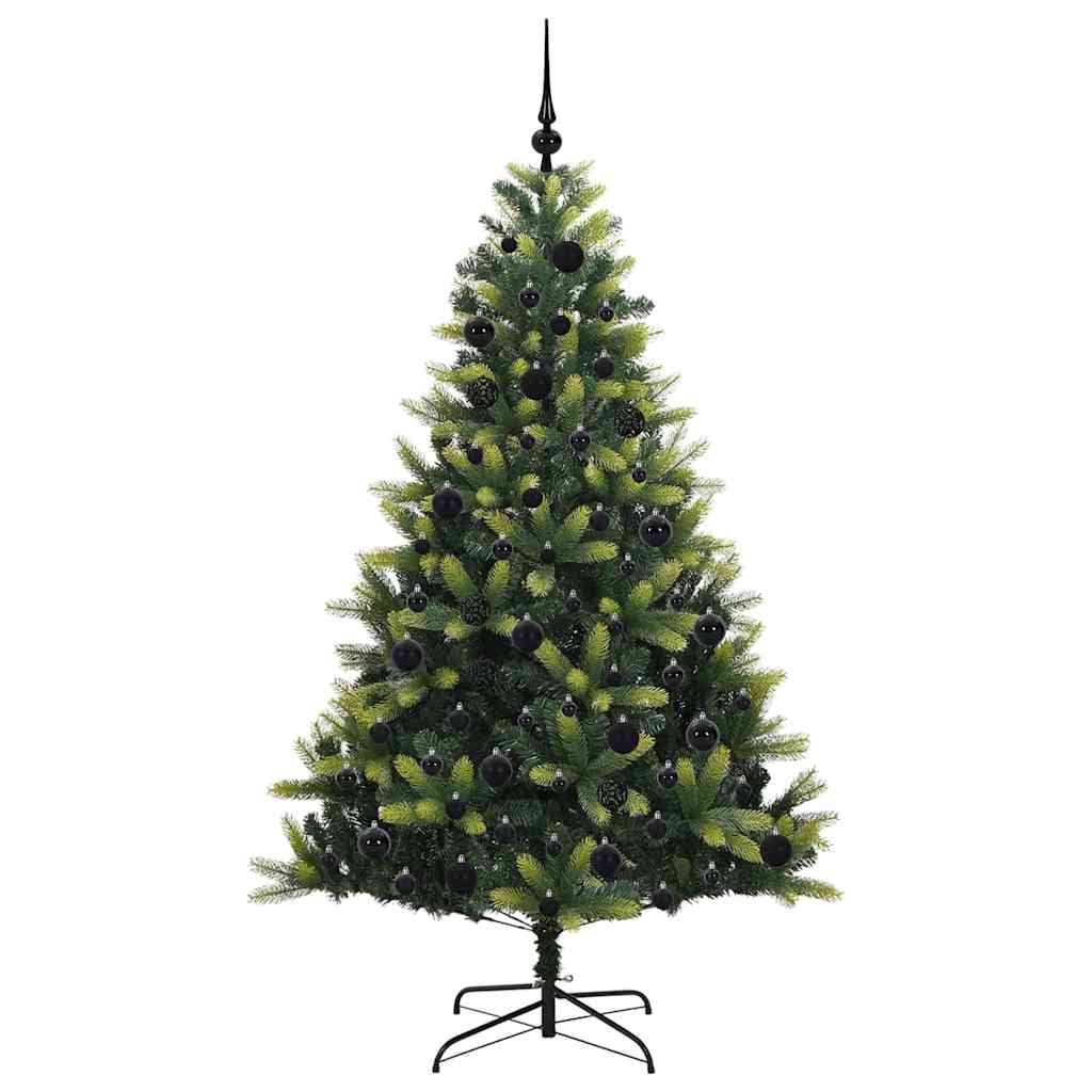 Albero Di Natale Artificiale A Cerniera Con 300 Led 180 cm - Image 4