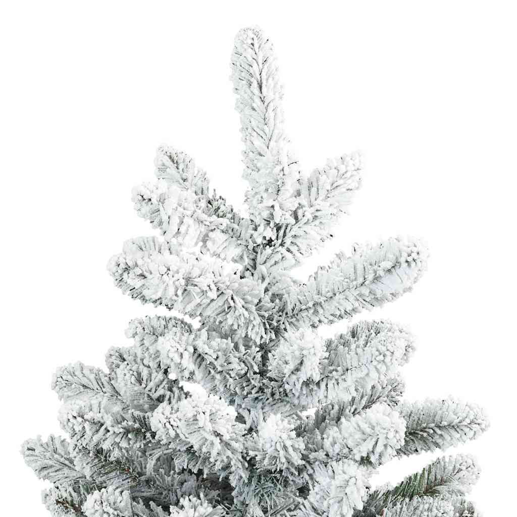 Albero Di Natale Artificiale Con Rami Pieghevoli Bianco 150 cm - Image 6