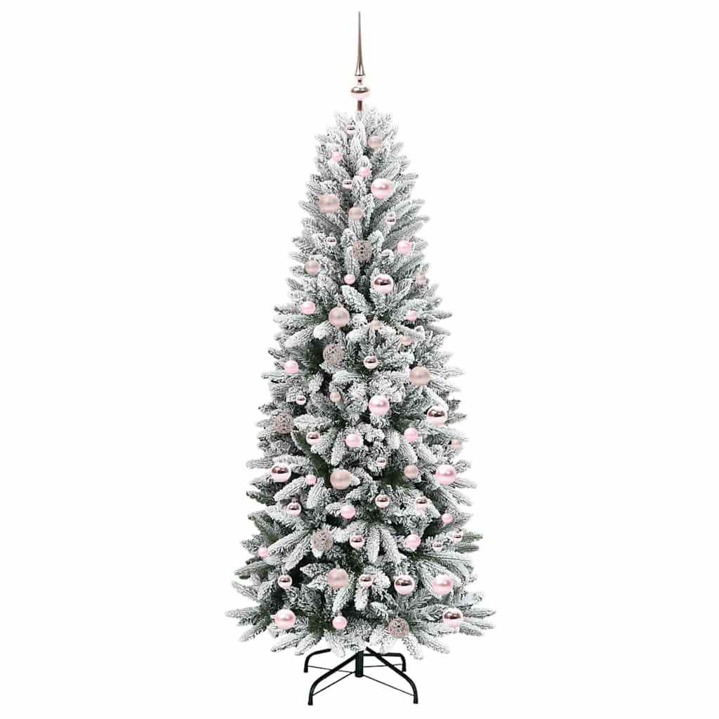 Albero Di Natale Artificiale Con 300 Led Bianco 180 cm - Image 4