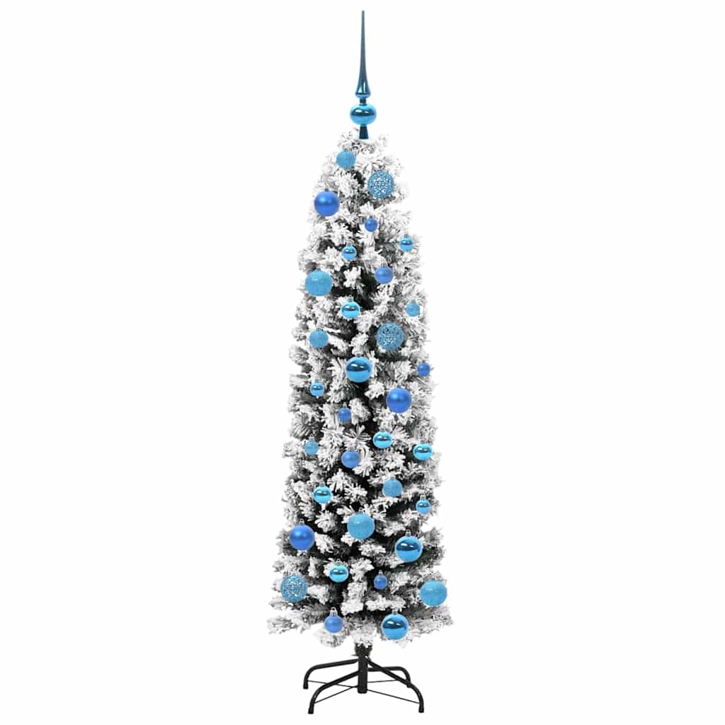 Albero Di Natale Artificiale Con 150 Led Verde 150 cm - Image 4