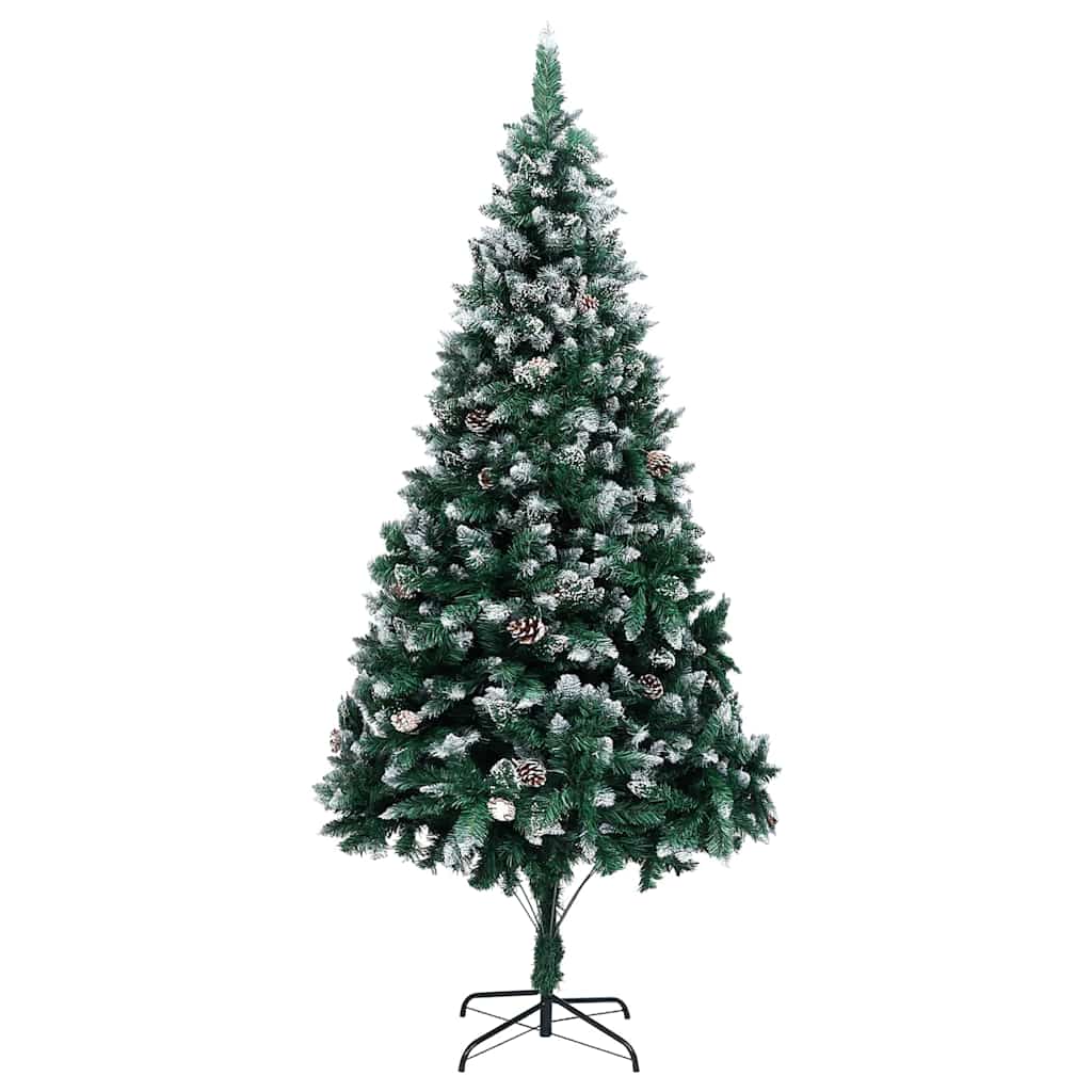 Albero Di Natale Artificiale Con 300 Led Verde 240 cm - Image 5