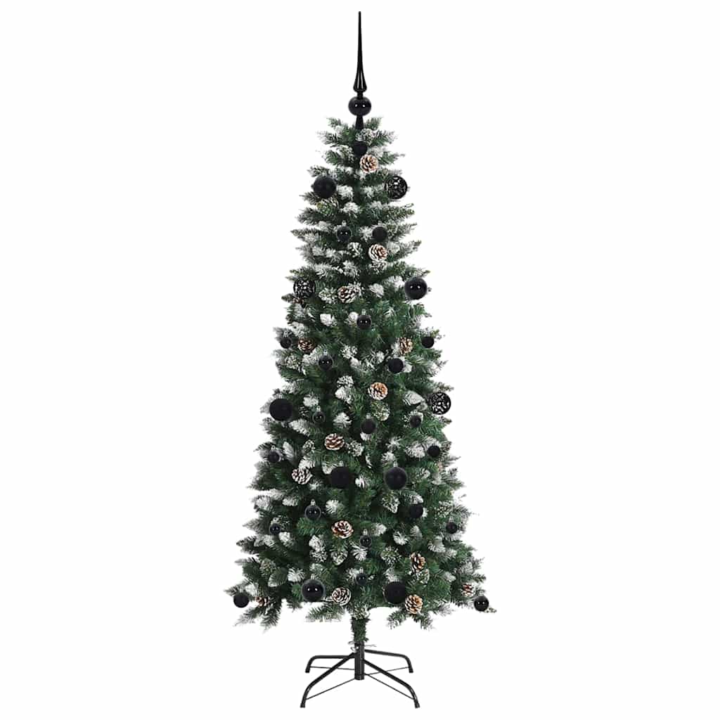 Albero Di Natale Artificiale Con 150 Led Verde 150 cm - Image 3