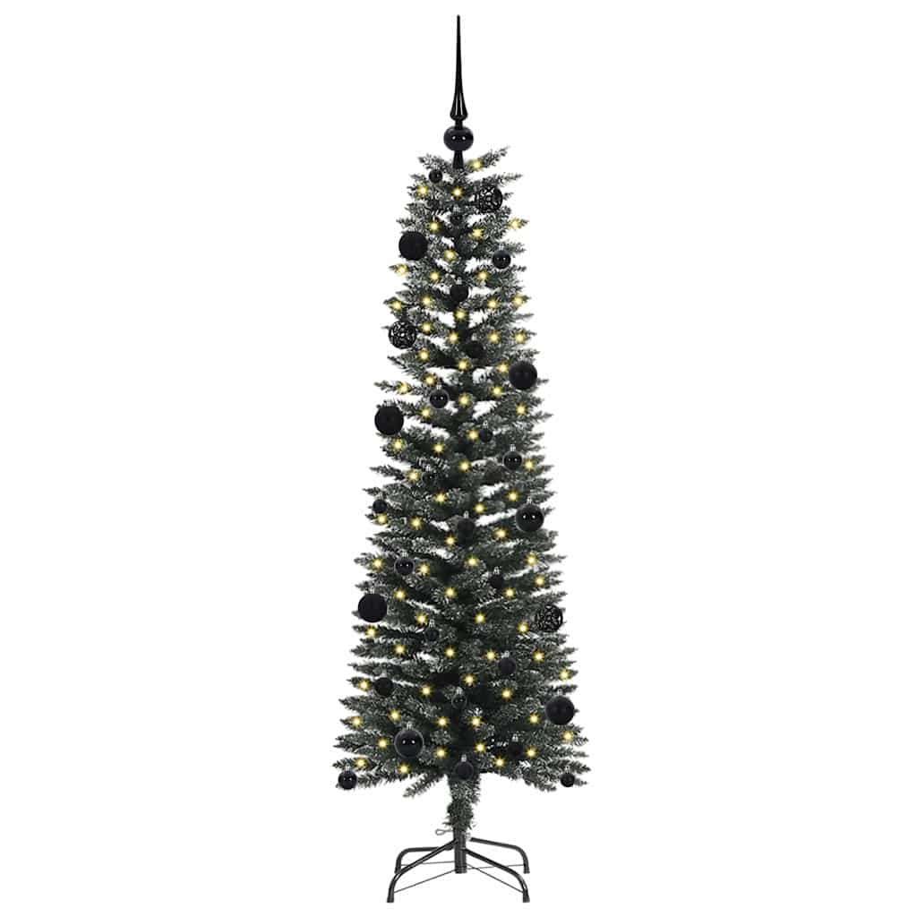 Albero Di Natale Artificiale Con 150 Led Verde 150 cm - Image 3