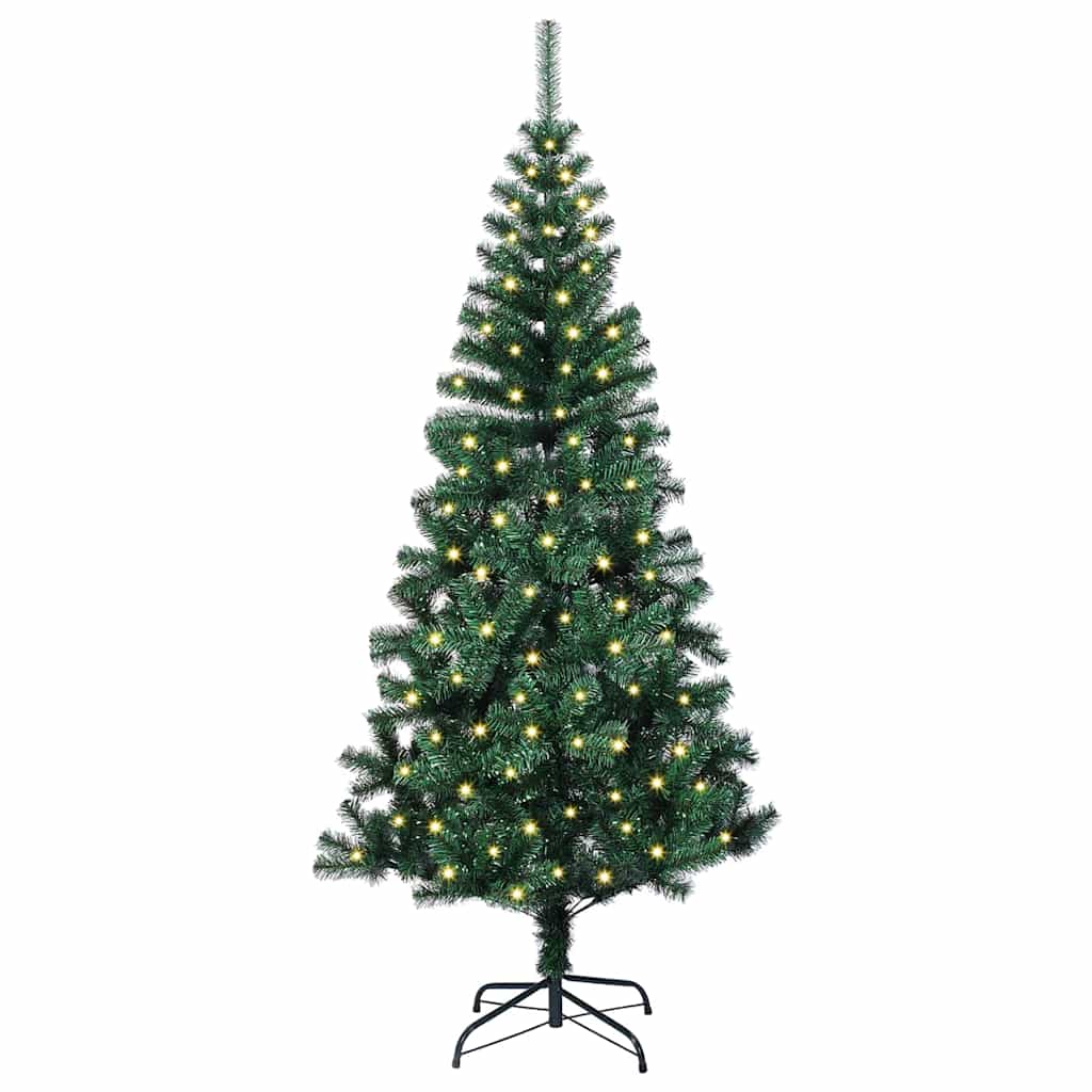 Albero Di Natale Artificiale Con Luci Integrate Verde 150 cm - Image 3