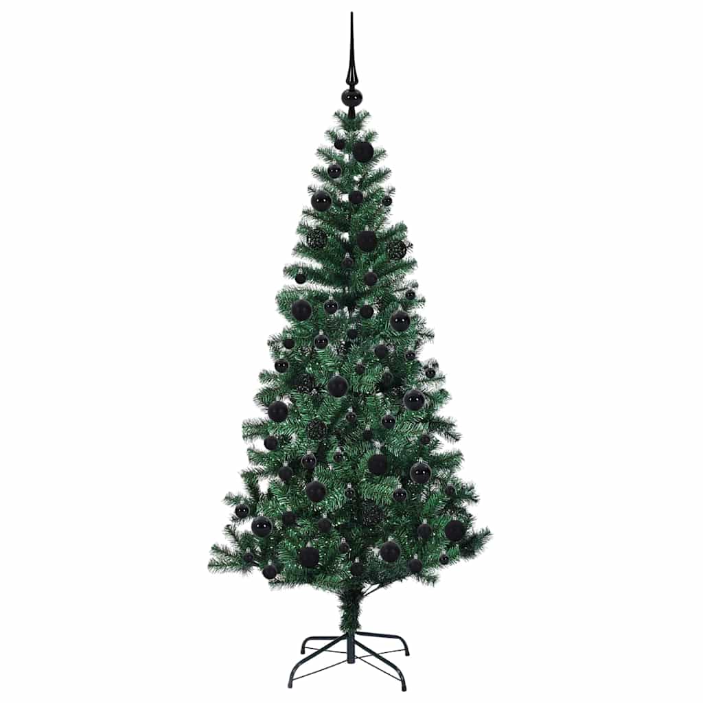 Albero Di Natale Artificiale Con Luci Integrate Verde 180 cm - Image 4