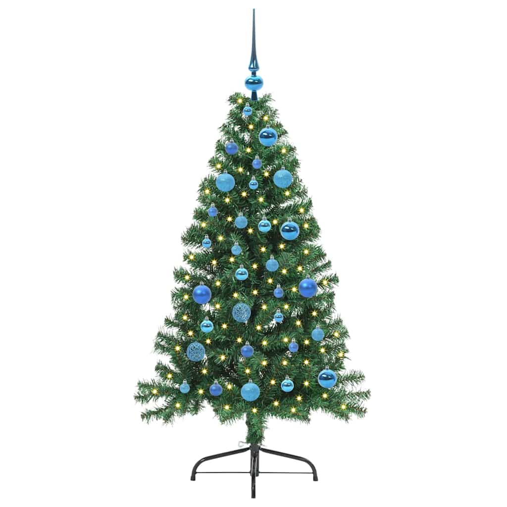 Albero Di Natale Artificiale Con Luci Integrate Verde 150 cm - Image 3
