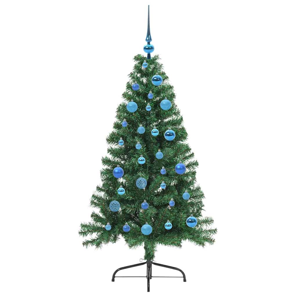 Albero Di Natale Artificiale Con Luci Integrate Verde 150 cm - Image 4