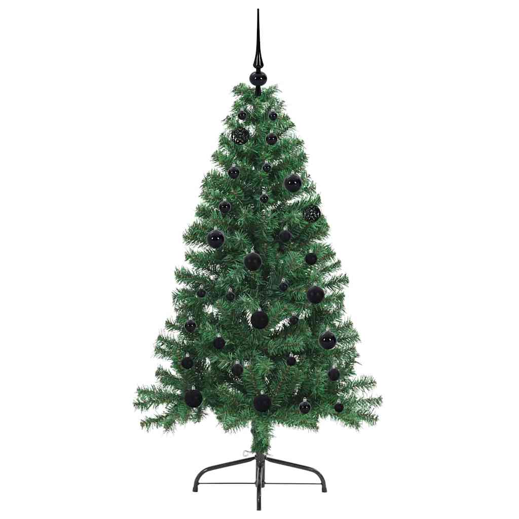 Albero Di Natale Artificiale Con Luci Integrate Verde 150 cm - Image 4