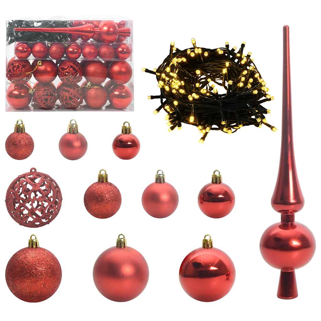 Albero Di Natale Artificiale Con 150 Led Verde 120 Cm Pe E Pvc - Image 6