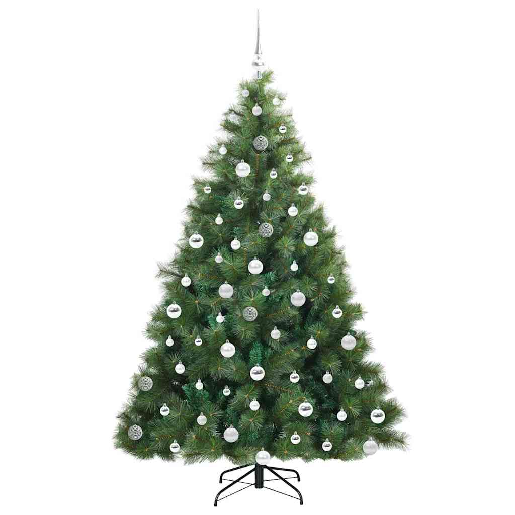 Albero Di Natale Artificiale Con 300 Led Verde 180 Cm Pe E Pvc - Image 4