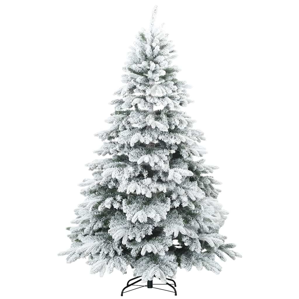 Albero Di Natale Artificiale Con 300 Led Verde 210 Cm Pe E Pvc - Image 5