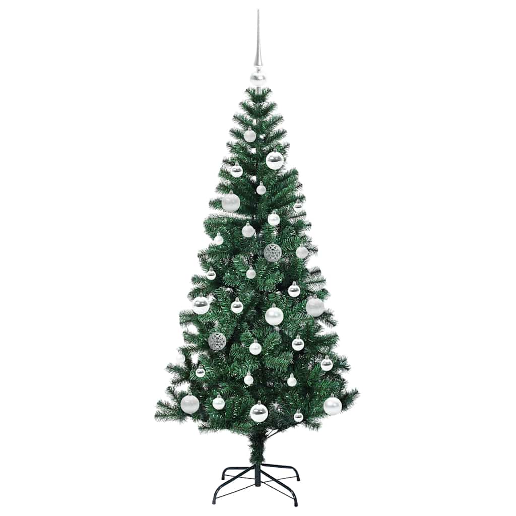 Albero Di Natale Artificiale Con Luci Integrate Verde 150 cm - Image 4