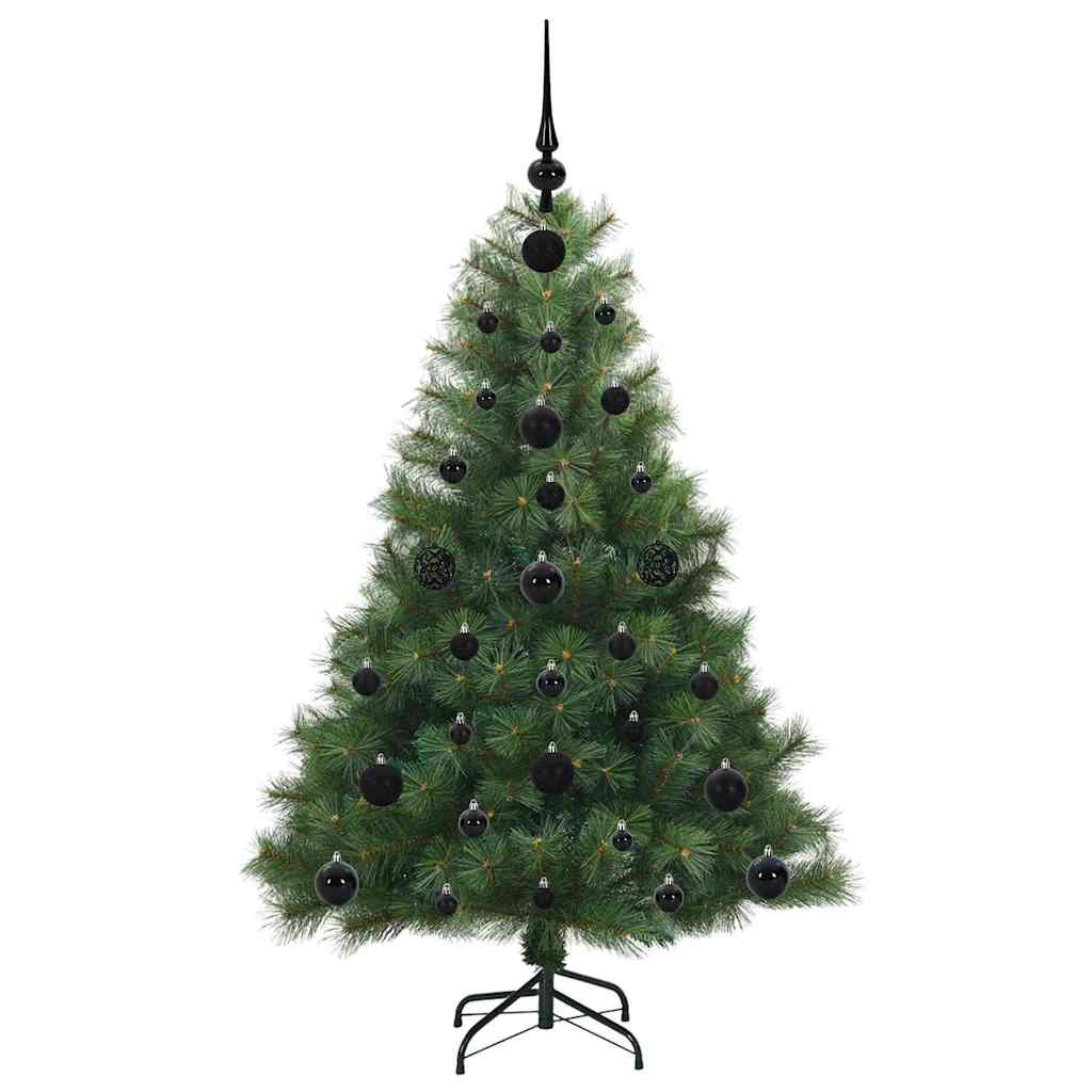 Albero Di Natale Artificiale Con 150 Led Verde 120 Cm Pe E Pvc - Image 4