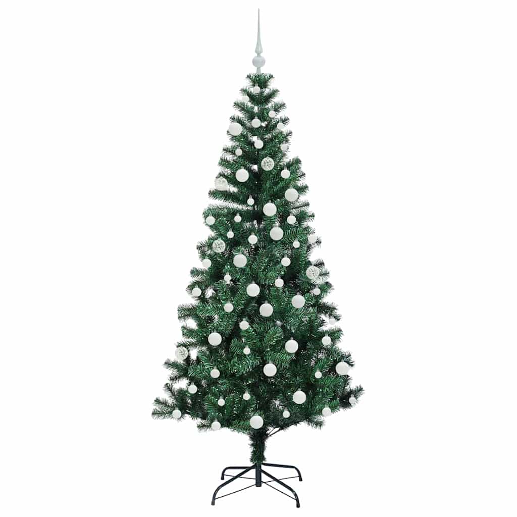 Albero Di Natale Artificiale Con Luci Integrate Verde 180 cm - Image 4