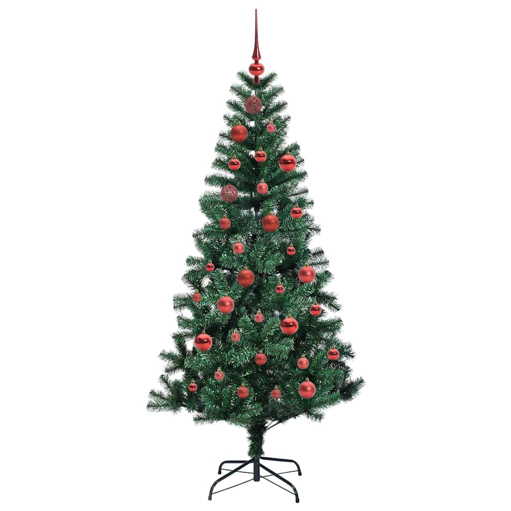 Albero Di Natale Artificiale Con Luci Integrate Verde 150 cm - Image 4