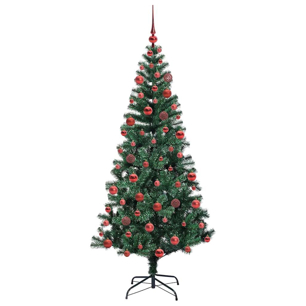 Albero Di Natale Artificiale Con Luci Integrate Verde 180 cm - Image 4