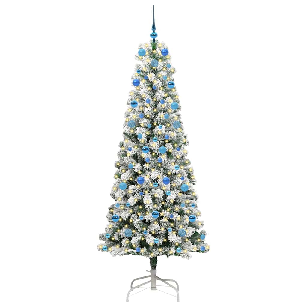 Albero Di Natale Artificiale Con Rami Pieghevoli 210 cm - Image 3