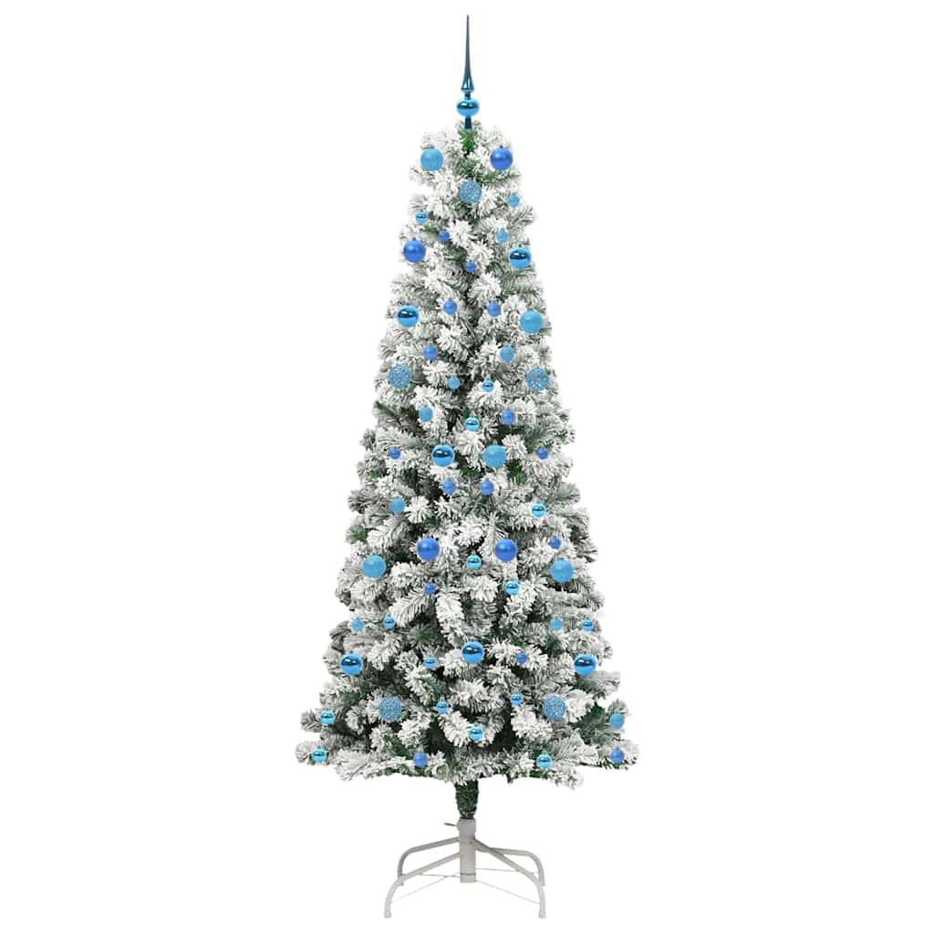Albero Di Natale Artificiale Con Rami Pieghevoli 210 cm - Image 4