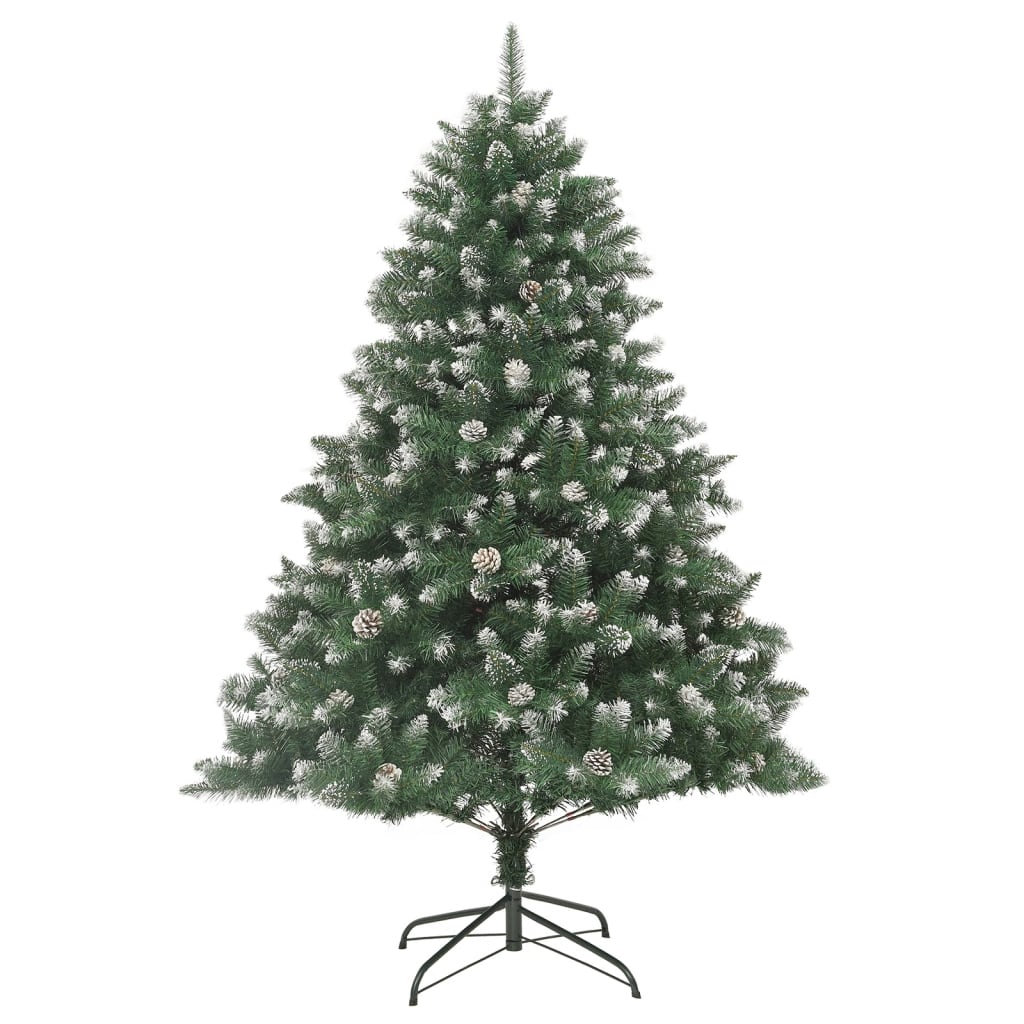 Albero Di Natale Artificiale Con Base 210 Cm Pvc