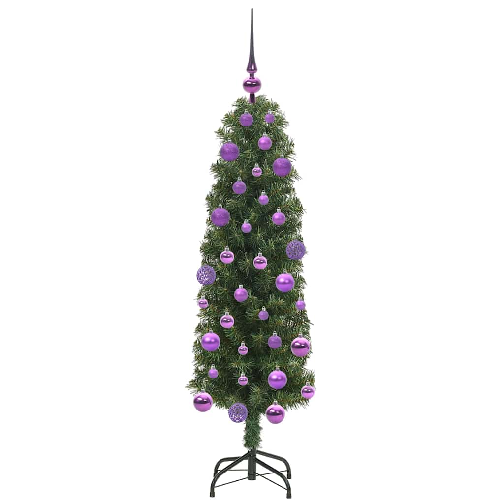 Albero Di Natale Artificiale Con 150 Led Verde 120 cm - Image 4