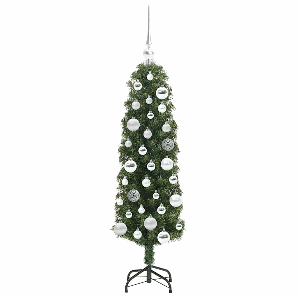 Albero Di Natale Artificiale Con 150 Led Verde 120 cm - Image 4