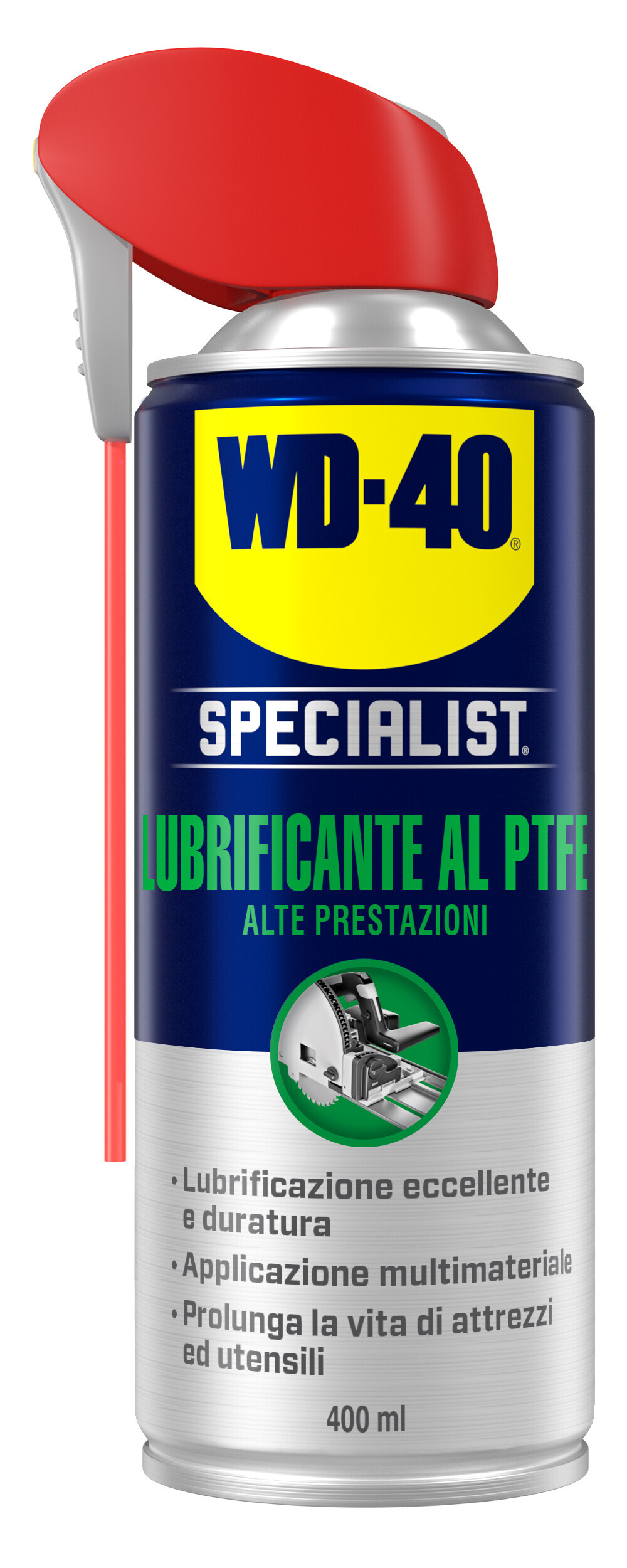 WD-40, Specialist - Lubrificante Alte Prestazioni Al Ptfe - 400 ml