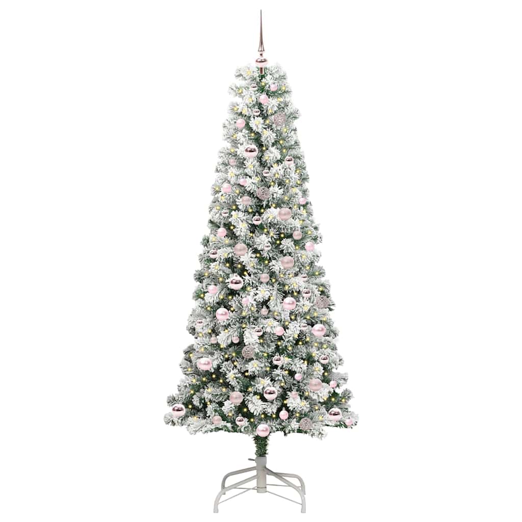 Albero Di Natale Artificiale Con Rami Pieghevoli 210 cm - Image 3