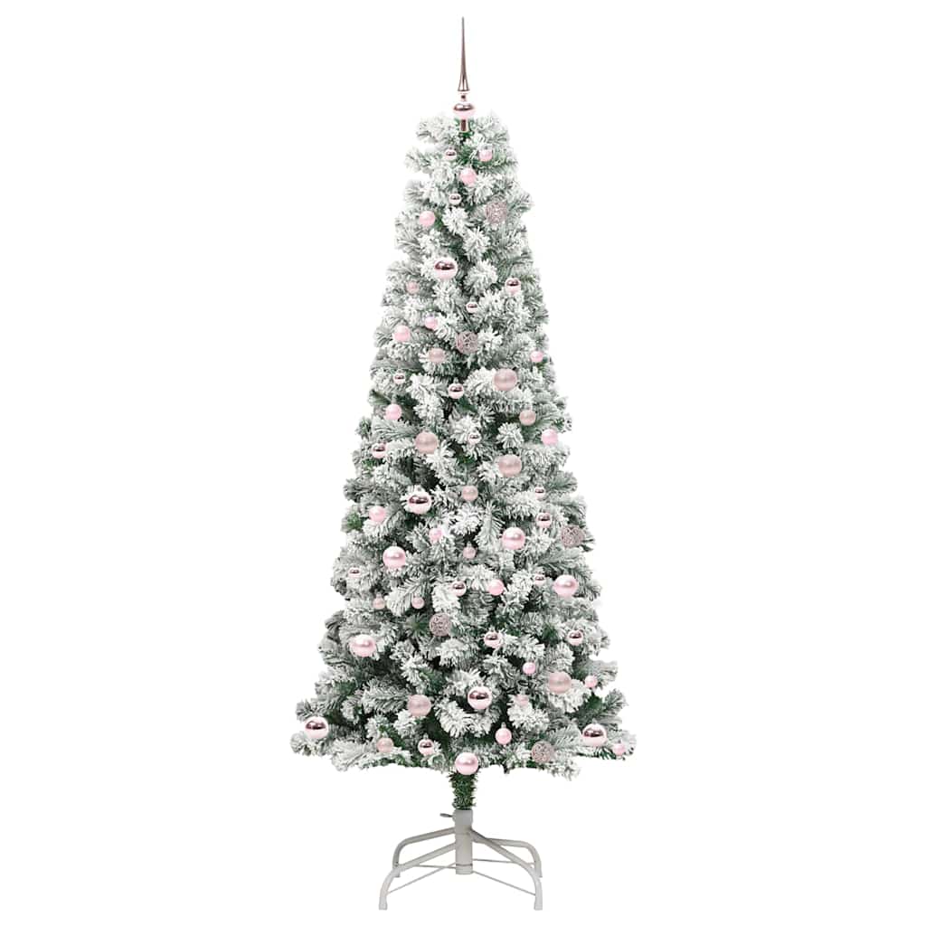 Albero Di Natale Artificiale Con Rami Pieghevoli 210 cm - Image 4