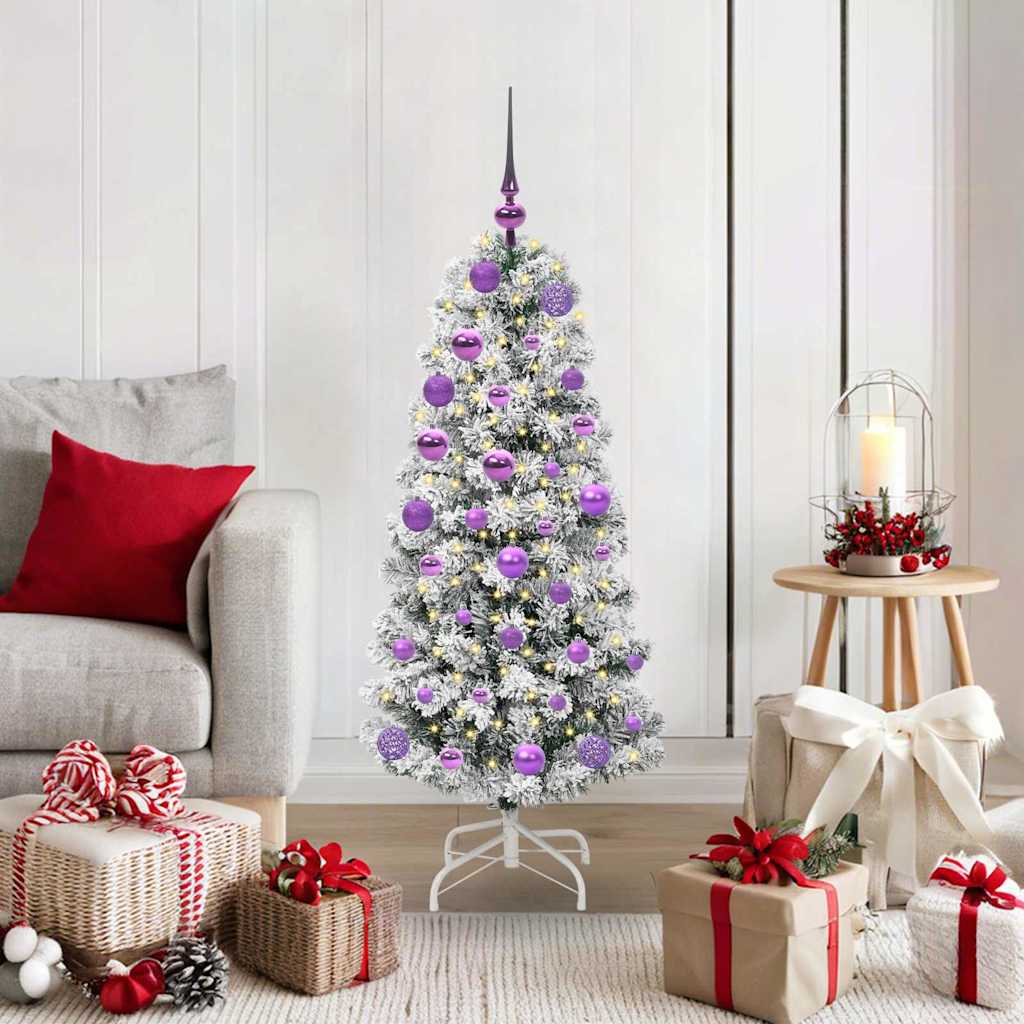 Albero Di Natale Artificiale Con Rami Pieghevoli 120 cm