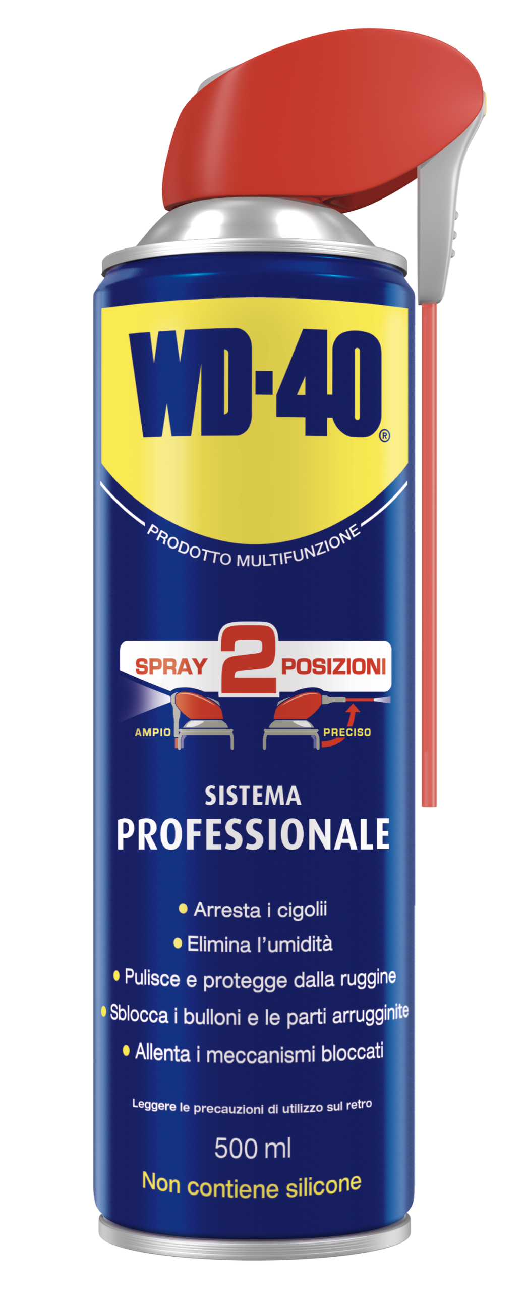 WD-40, Prodotto Multifunzione - Sistema Professionale - 500 ml