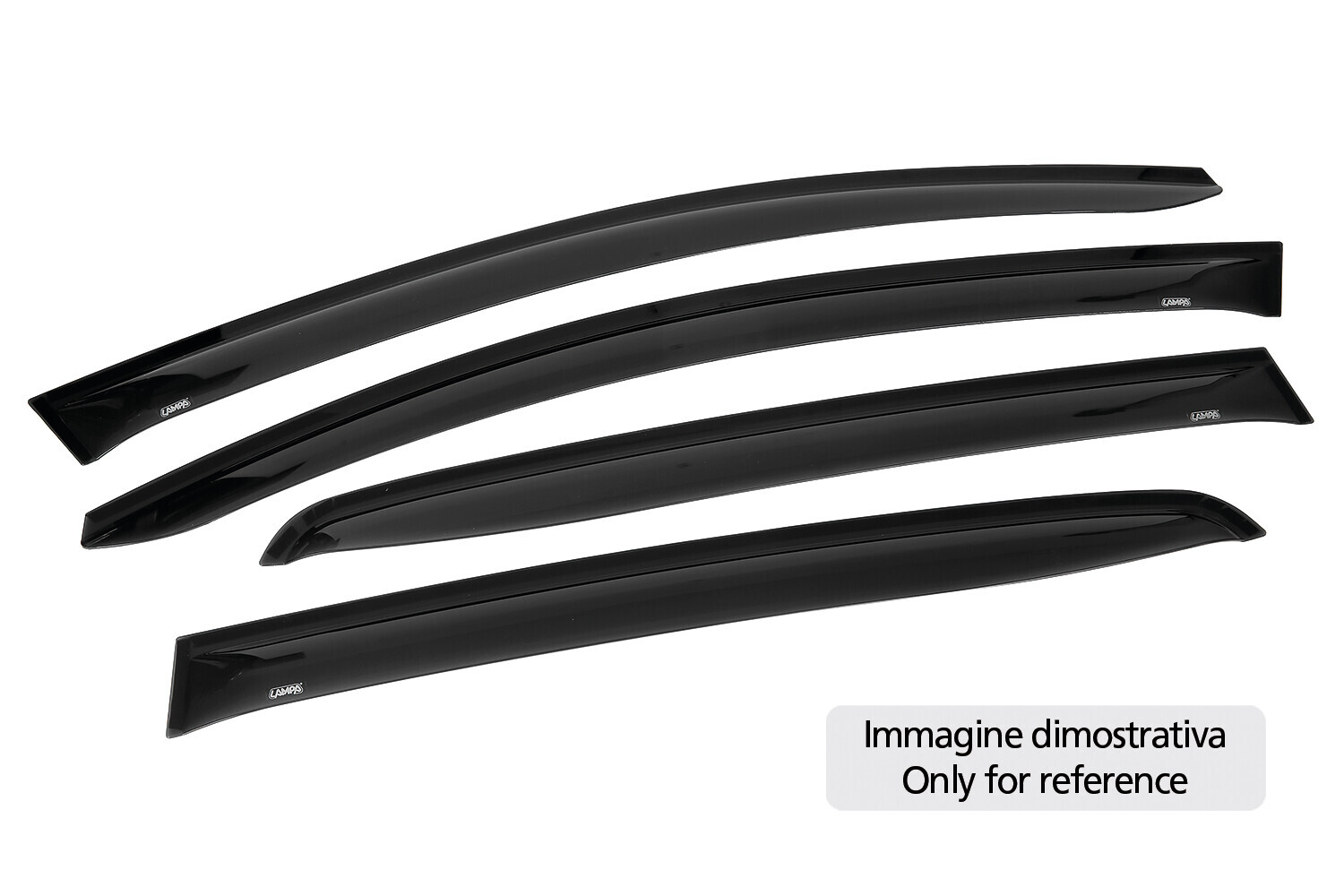 AiR-Plus, Deflettori Aria Adesivi Ant+post - Compatibile Per Fiat Linea (01/07>11/14)