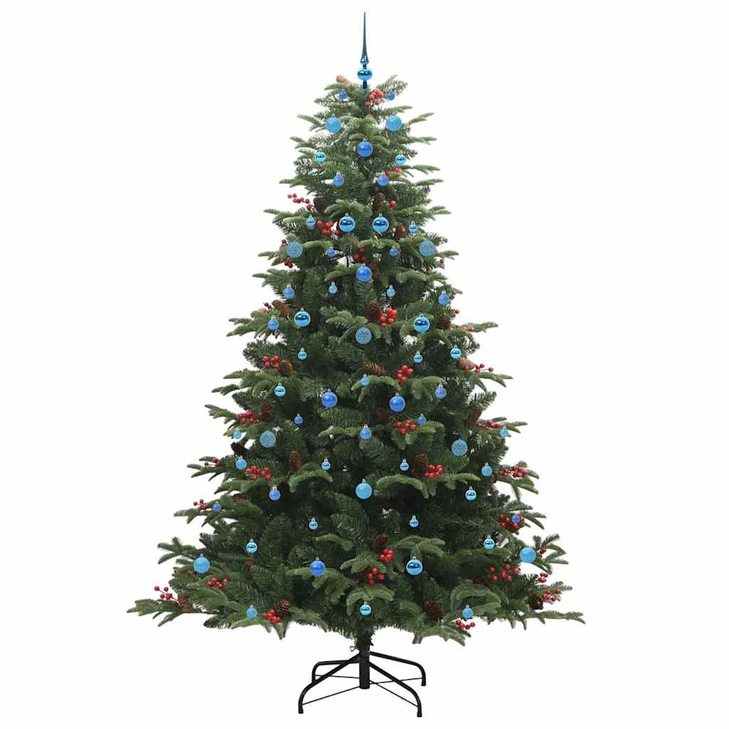 Albero Di Natale Artificiale Con 300 Led Verde 240 cm - Image 4
