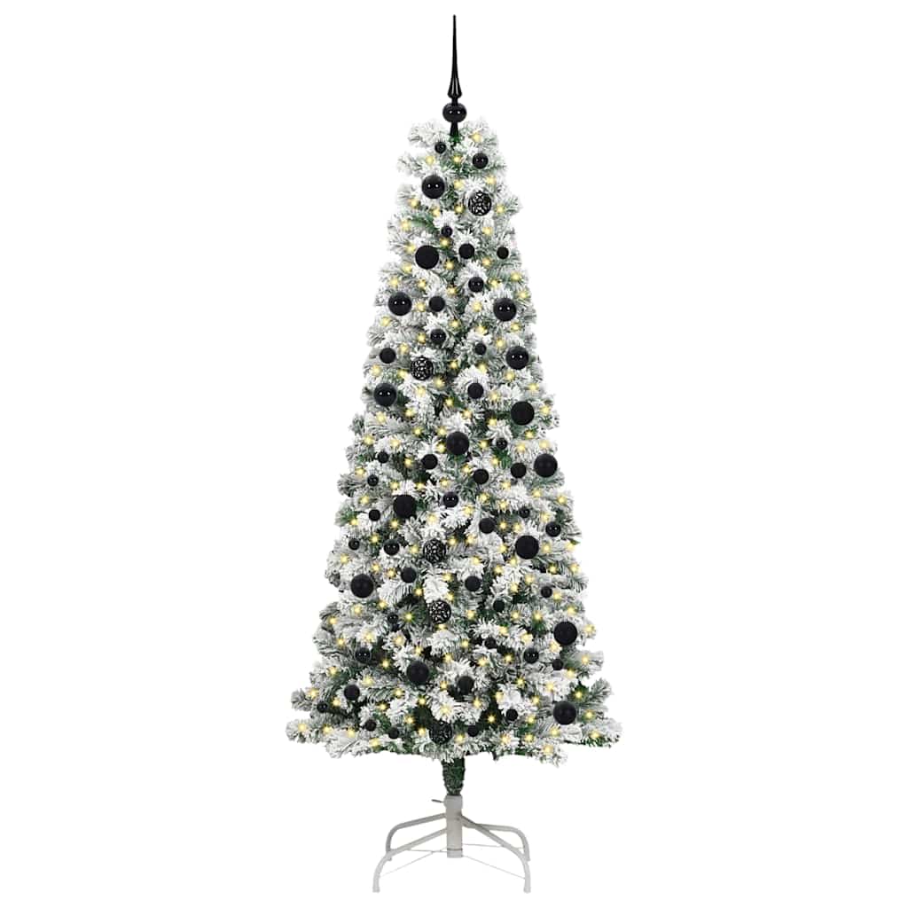 Albero Di Natale Artificiale Con Rami Pieghevoli 210 cm - Image 3