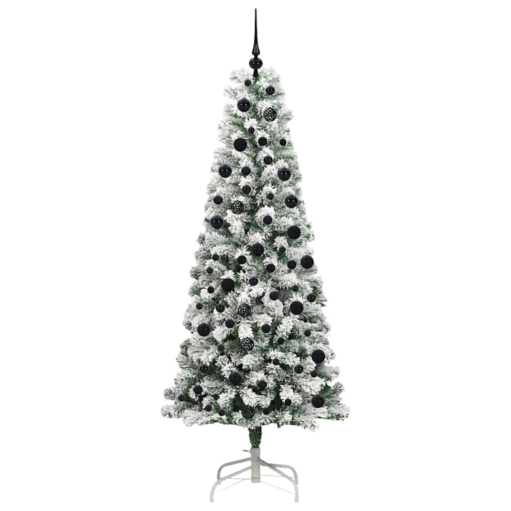 Albero Di Natale Artificiale Con Rami Pieghevoli 210 cm - Image 4