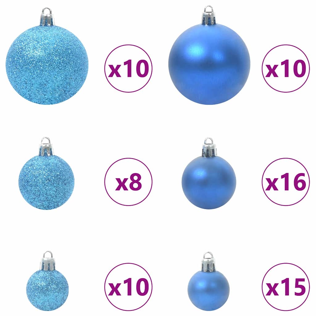 Albero Di Natale Artificiale Con 300 Led Verde 240 cm - Image 6