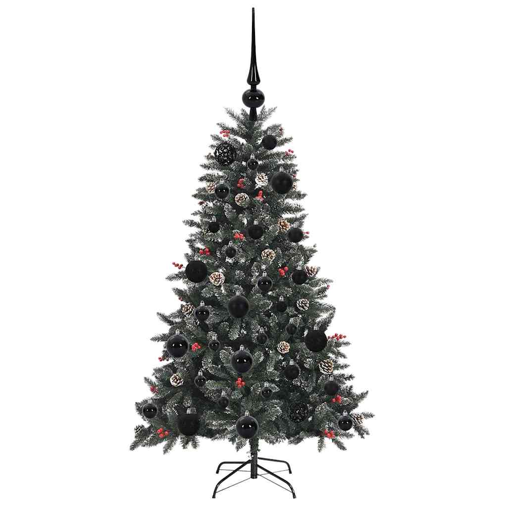 Albero Di Natale Artificiale Con 150 Led Verde 120 cm - Image 4