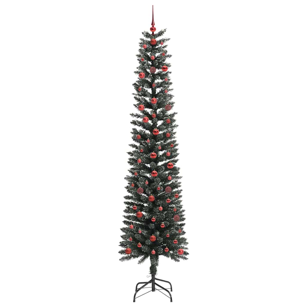 Albero Di Natale Artificiale Con 300 Led Verde 240 cm - Image 4