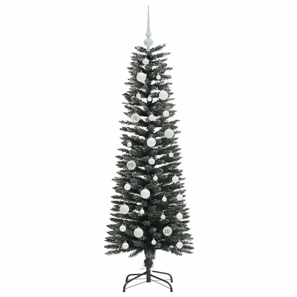 Albero Di Natale Artificiale Con 150 Led Verde 120 cm - Image 4
