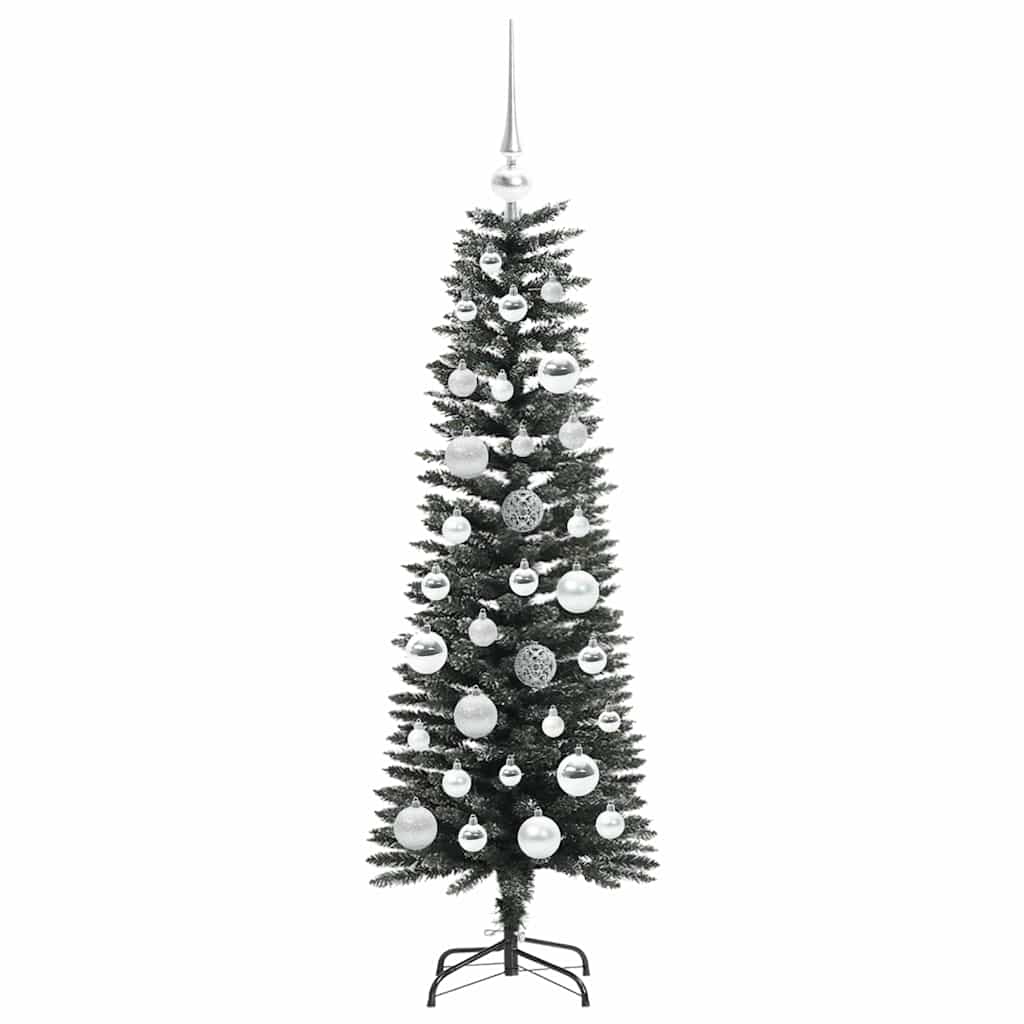 Albero Di Natale Artificiale Con 150 Led Verde 120 cm - Image 4