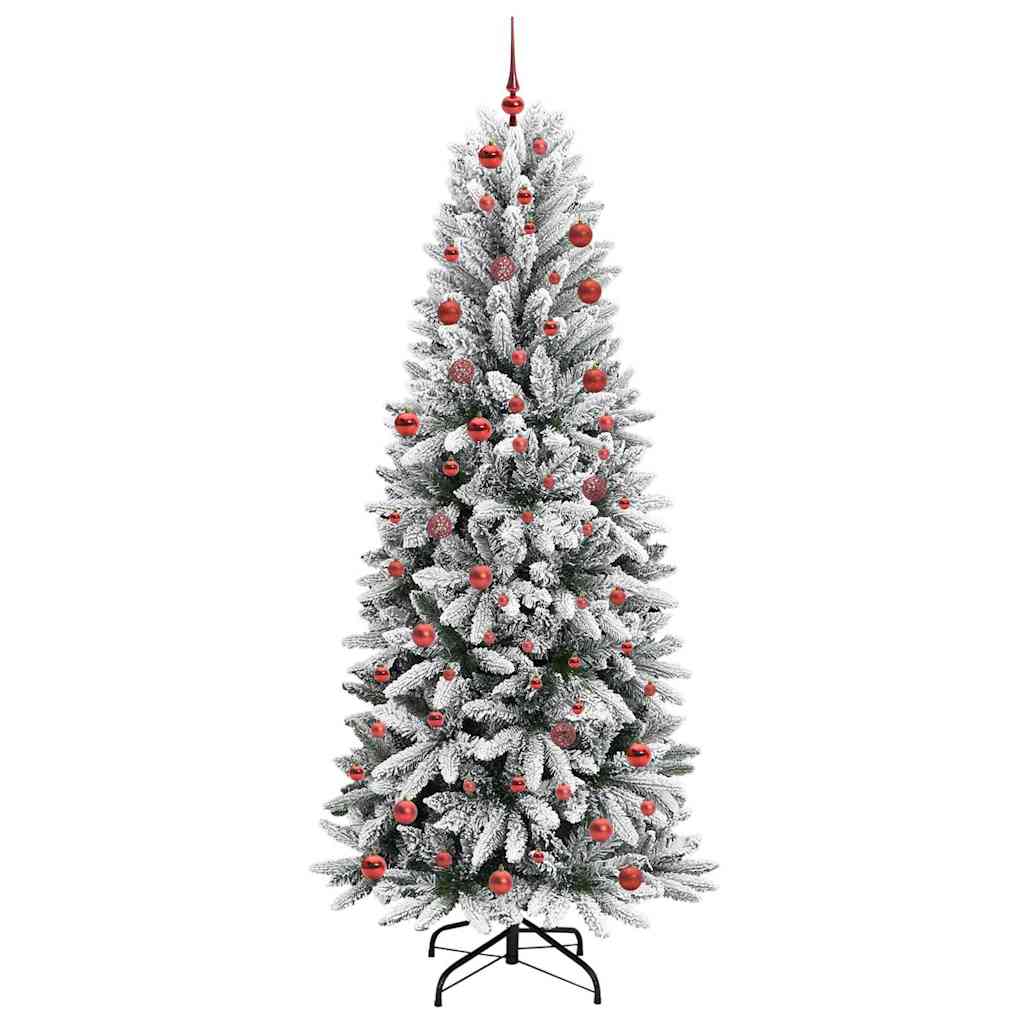 Albero Di Natale Artificiale Con 300 Led Bianco 210 cm - Image 3