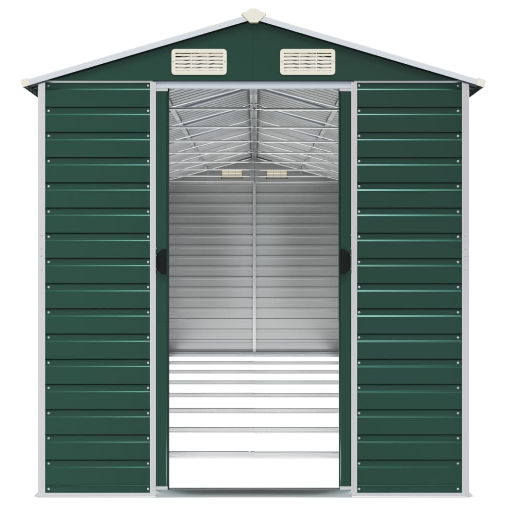 Capanno Da Giardino Verde 191x725x198 Cm In Acciaio Zincato - Image 4