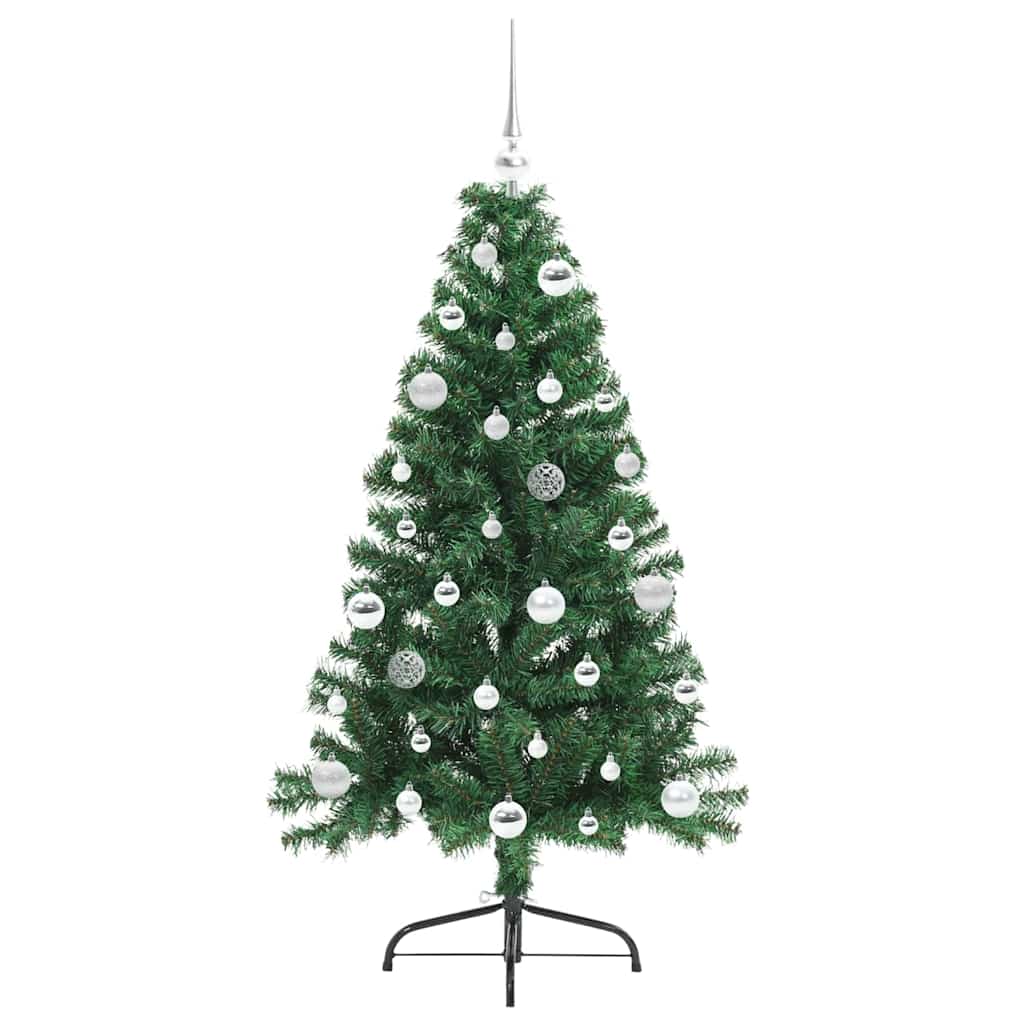 Albero Di Natale Artificiale Con Luci Integrate Verde 150 cm - Image 4