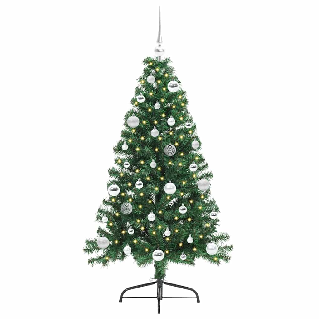 Albero Di Natale Artificiale Con Luci Integrate Verde 150 cm - Image 3