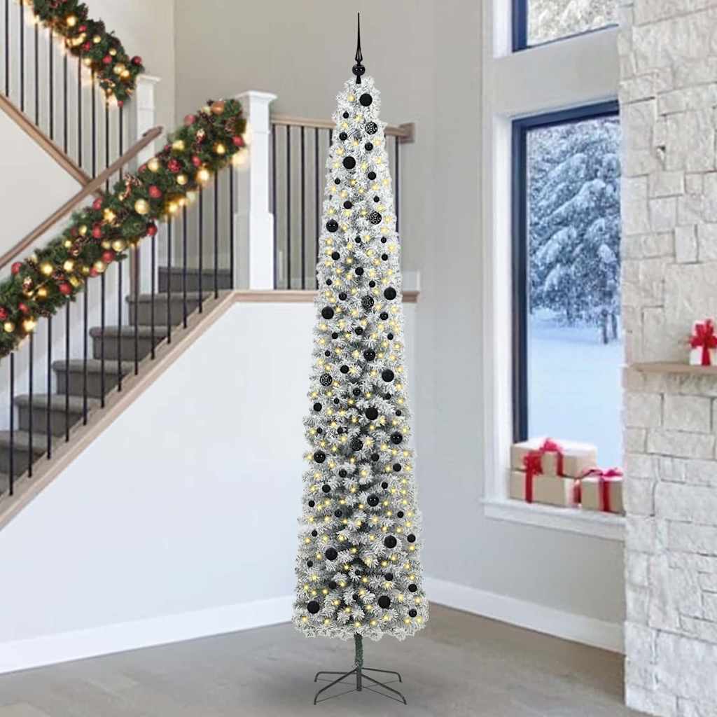 Albero Di Natale Artificiale Con 300 Led Verde 300 cm