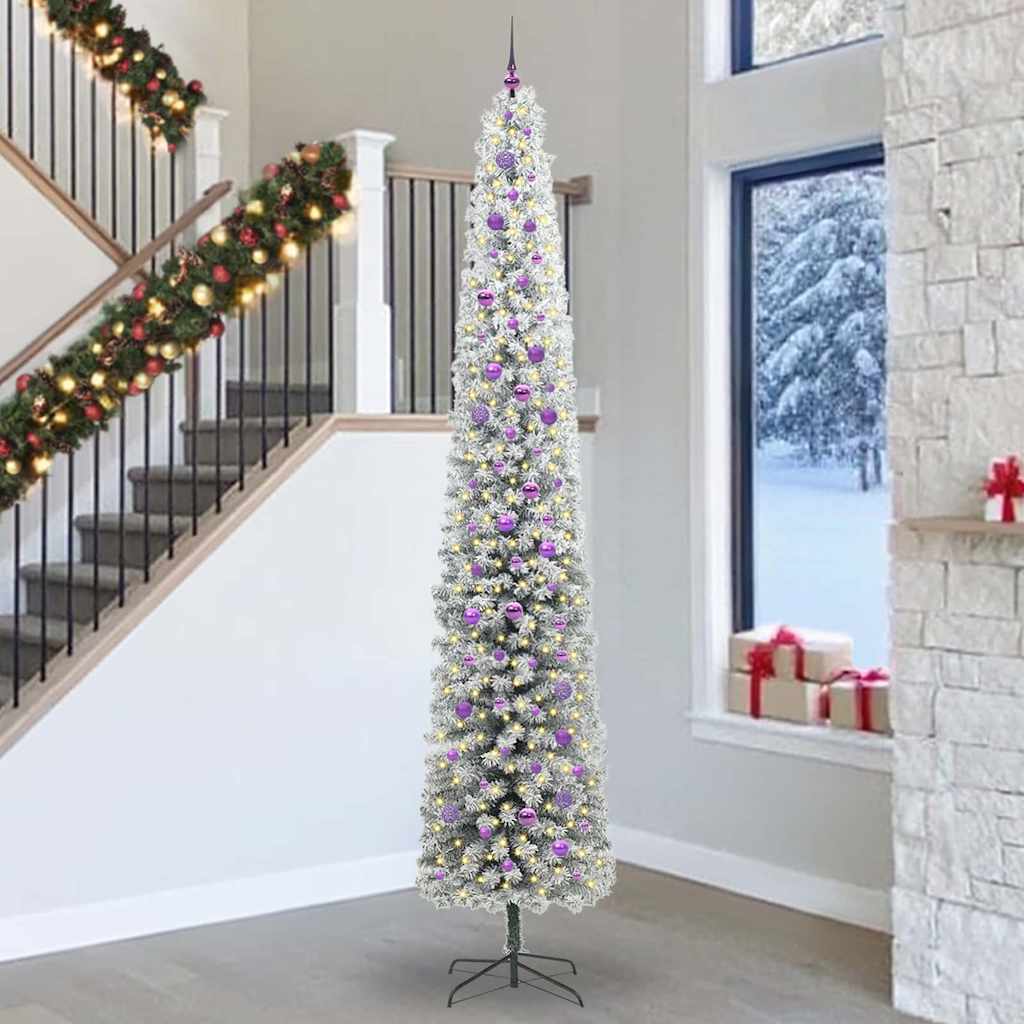 Albero Di Natale Artificiale Con 300 Led Verde 300 cm