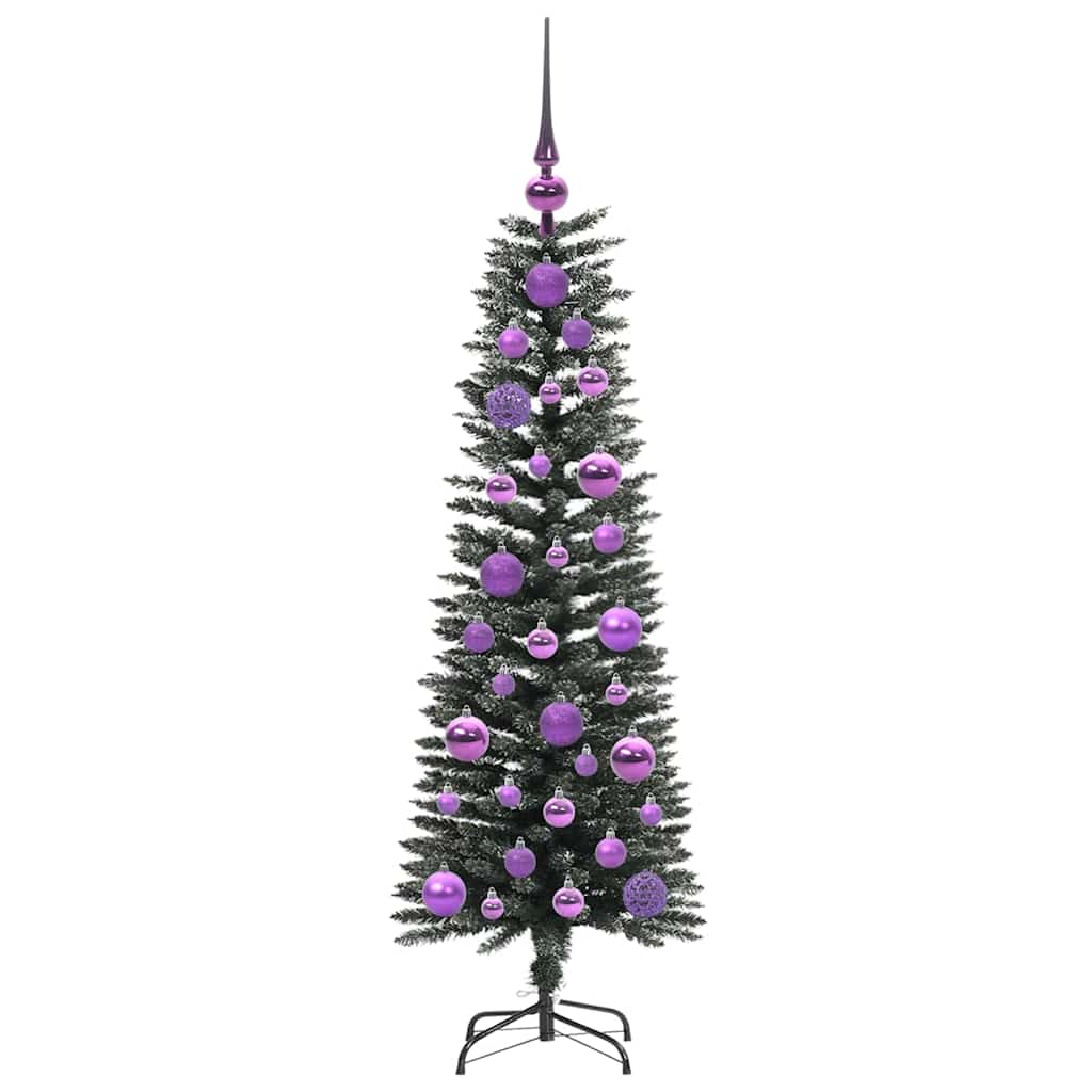 Albero Di Natale Artificiale Con 150 Led Verde 120 cm - Image 4