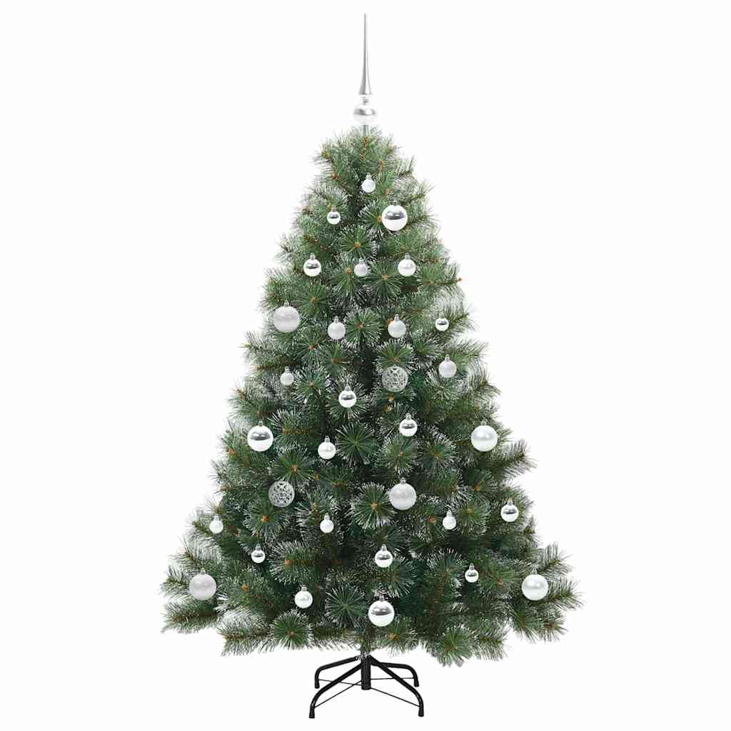 Albero Di Natale Artificiale Con 150 Led Verde 150 Cm Pe E Pvc - Image 4