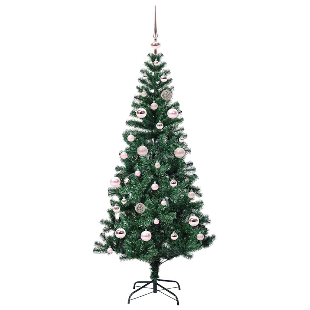 Albero Di Natale Artificiale Con Luci Integrate Verde 150 cm - Image 3