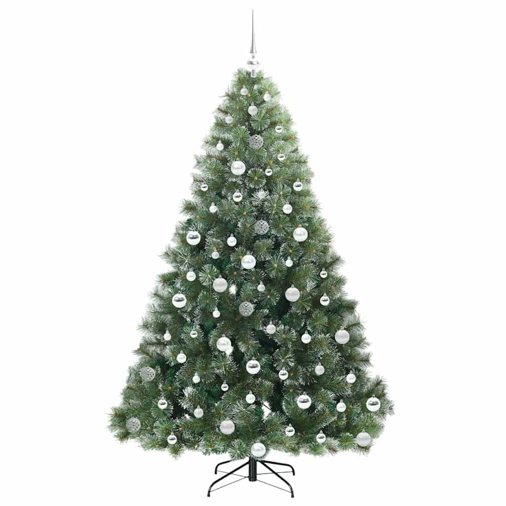Albero Di Natale Artificiale Con 300 Led Verde 180 Cm Pe E Pvc - Image 4